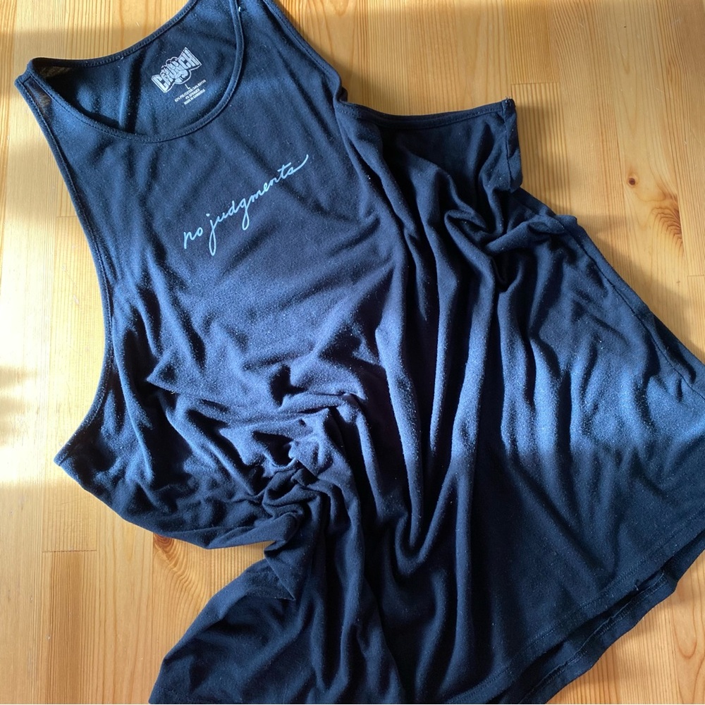Crunch “No Judgements” Tunic